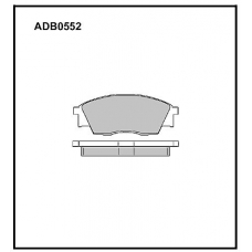 ADB0552 Allied Nippon Тормозные колодки