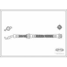 19032454 CORTECO Тормозной шланг