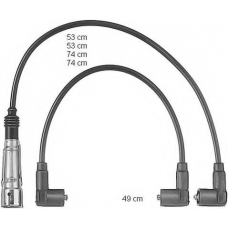 ZEF520 BERU Комплект проводов зажигания