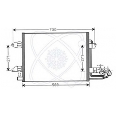 30B0056 ELECTRO AUTO Конденсатор, кондиционер