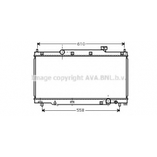 HD2216 AVA Радиатор, охлаждение двигателя