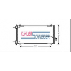 0720081 KUHLER SCHNEIDER Конденсатор, кондиционер