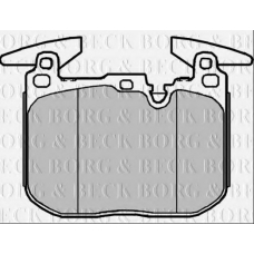 BBP2377 BORG & BECK Комплект тормозных колодок, дисковый тормоз