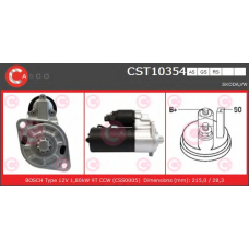 CST10354GS CASCO Стартер