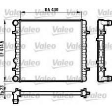 731607 VALEO Радиатор, охлаждение двигателя