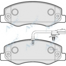PAD1783 APEC Комплект тормозных колодок, дисковый тормоз