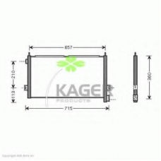 94-5375 KAGER Конденсатор, кондиционер