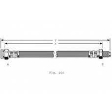 PHB376 TRW Тормозной шланг