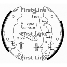 FBS101 FIRST LINE Комплект тормозных колодок
