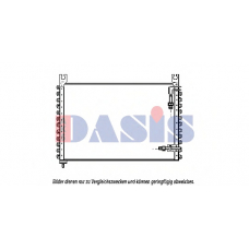 222050N AKS DASIS Конденсатор, кондиционер