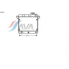 FT2013 AVA Радиатор, охлаждение двигателя