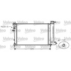 731753 VALEO Радиатор, охлаждение двигателя