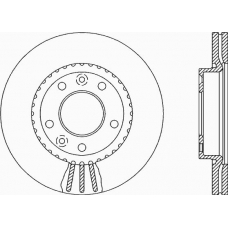 BDR2137.20 OPEN PARTS Тормозной диск