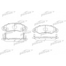 PBP1423 PATRON Комплект тормозных колодок, дисковый тормоз