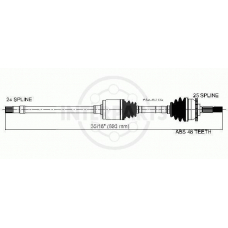 PG-8-33-210A InterParts Приводной вал