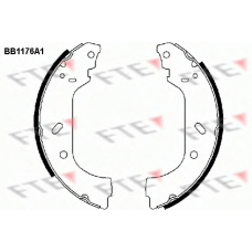 BB1176A1 FTE Комплект тормозных колодок