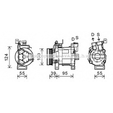 SUK085 AVA Компрессор, кондиционер
