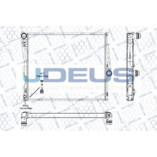 RA0050750 JDEUS Радиатор, охлаждение двигателя
