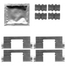 8DZ 355 203-431 HELLA Комплектующие, колодки дискового тормоза