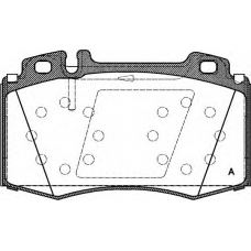 BPA0769.00 OPEN PARTS Комплект тормозных колодок, дисковый тормоз