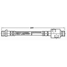 FBH6191 FIRST LINE Тормозной шланг