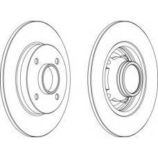 DDF1564-1 FERODO Тормозной диск