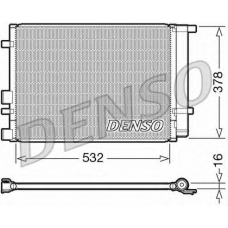 DCN41005 DENSO Конденсатор, кондиционер