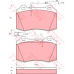 GDB1359 TRW Комплект тормозных колодок, дисковый тормоз