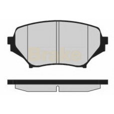 PA1717 BRAKE ENGINEERING Комплект тормозных колодок, дисковый тормоз