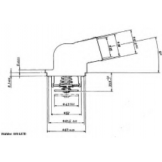 4414.87D WAHLER Термостат, охлаждающая жидкость