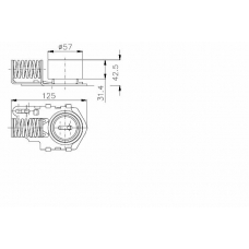 TKR 9871 TIMKEN Натяжной ролик, ремень грм