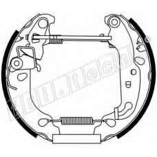 16239 fri.tech. Комплект тормозных колодок