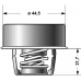 QTH143 QUINTON HAZELL Термостат, охлаждающая жидкость