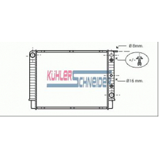 3305001 KUHLER SCHNEIDER Радиатор, охлаждение двигател