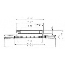 BSF4183 QUINTON HAZELL Тормозной диск