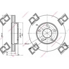 BD1000 DJ PARTS Тормозной диск