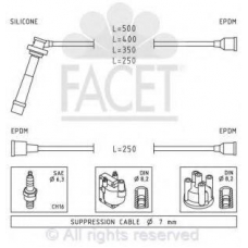4.7002 FACET Ккомплект проводов зажигания