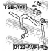 TSB-AVF FEBEST Опора, стабилизатор