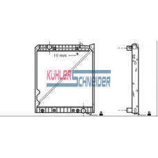 0420802 KUHLER SCHNEIDER Радиатор, охлаждение двигател