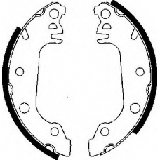 BS545 QUINTON HAZELL Комплект тормозных колодок