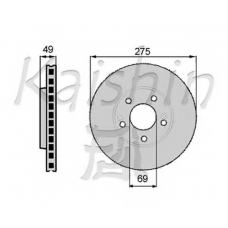 CBR020 KAISHIN Тормозной диск