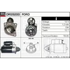 DRS5200 DELCO REMY Стартер