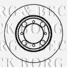 BBD5154 BORG & BECK Тормозной диск