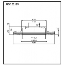 ADC 0219V Allied Nippon Гидравлические цилиндры