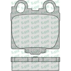 05P1051 LPR Комплект тормозных колодок, дисковый тормоз