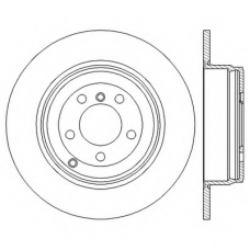 562558BC BENDIX Тормозной диск