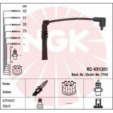 7704 NGK Комплект проводов зажигания