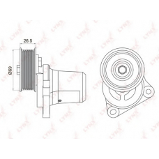 PT3027 LYNX Натяжитель ремня