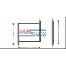 0322501 KUHLER SCHNEIDER Радиатор, охлаждение двигател