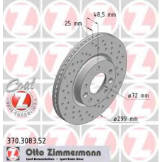 370.3083.52 ZIMMERMANN Тормозной диск